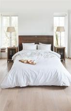 Riviera Maison  dekbedovertrek PLUMERIA HALF GELD, Eenpersoons, Verzenden, Wit, Dekbedovertrek