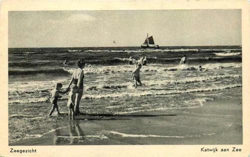 (377-152-003) Katwijk aan Zee Zeegezicht, Verzamelen, Ansichtkaarten | Nederland, Zuid-Holland, Verzenden