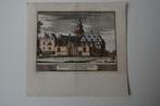 NIJENRODE BREUKELEN SCHIJNVOET GRAVURE 1711 Gekleurd Uit E22, Antiek en Kunst, Kunst | Etsen en Gravures, Verzenden