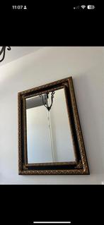 Zwart/Gouden Spiegel - Mooi Formaat!, Huis en Inrichting, Woonaccessoires | Spiegels, Ophalen, Zo goed als nieuw, Minder dan 100 cm