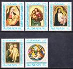 Ajman V.A.E.  1968 pf mi 327 a - 3321 a Madonna schilderijen, Verzenden, Postfris, Midden-Oosten