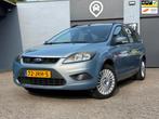 Ford Focus Wagon 1.8 Titanium | A/C | Cruise | Trekhaak, Gebruikt, Zwart, 4 cilinders, Blauw