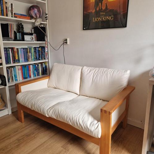 Mooi klein bankje 1,29m x 0,73m, Huis en Inrichting, Banken | Bankstellen, Gebruikt, Rechte bank, Tweepersoons, Minder dan 150 cm