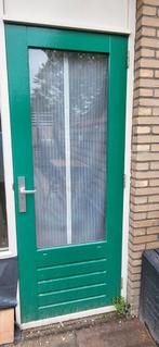 Hard houten deur. 82.5x2115x40, Doe-het-zelf en Verbouw, Kozijnen en Schuifpuien, Deurkozijn, Zo goed als nieuw, 150 tot 225 cm