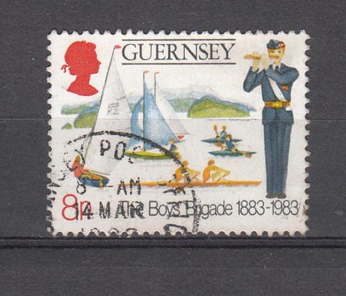 Guernsey UK met roeien 1983, Postzegels en Munten, Postzegels | Europa | UK, Gestempeld, Verzenden