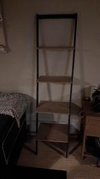 Wandrek zwart/houtkleurig, Ophalen, Gebruikt