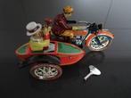 Oude blikken motor met zijspan repro Paya., Ophalen of Verzenden