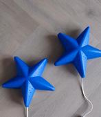 Retro set van 2 Ikea Smila Stjärna ster wandlamp blauw, Ophalen of Verzenden, Zo goed als nieuw