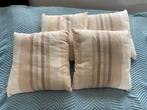kussentjes 4 stuks 5 euro! Multi colour, beige, Ophalen, Gebruikt, Beige, Vierkant