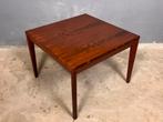 Mid Century Palissander salontafel bijzettafel vintage, Ophalen, F, Gebruikt, R