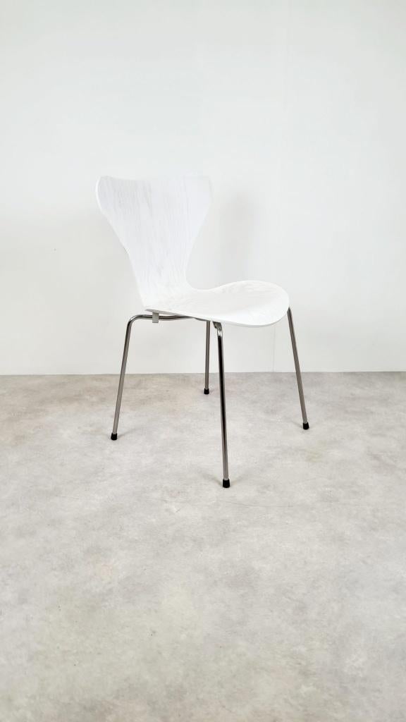 6 witte vlinderstoelen Fritz Hanssen prijs per stuk, Huis en Inrichting, Stoelen, Ophalen of Verzenden, Gebruikt, Wit, Vijf, Zes of meer stoelen