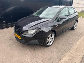Seat Ibiza 1.4 16V 63KW 5DRS 2008 Zwart beschikbaar voor biedingen