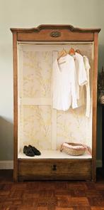 Houten antieke opgeknapte kast, Antiek en Kunst, Ophalen