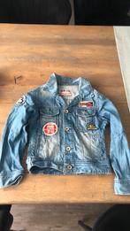 Stoere spijkerjas Vingino, Kinderen en Baby's, Kinderkleding | Maat 128, Ophalen of Verzenden, Zo goed als nieuw, Vingino, Jas