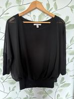 Zwarte Esprit blouse top small 36, Zwart, Ophalen of Verzenden, Zo goed als nieuw, Korte mouw