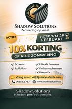 Zonwering en rolluiken/ screens, Diensten en Vakmensen, Zonweringinstallateurs, Garantie, Terrasoverkappingen