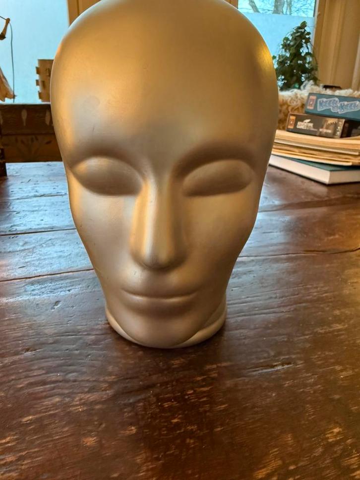 Hoeden hoofd mannequin pop kop pashoofd paskop paspop, Antiek en Kunst, Curiosa en Brocante, Ophalen of Verzenden
