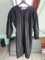 prachtige 100% zwarte leren jurk, Kleding | Dames, Maat 38/40 (M), Zwart, Ophalen of Verzenden, Zo goed als nieuw