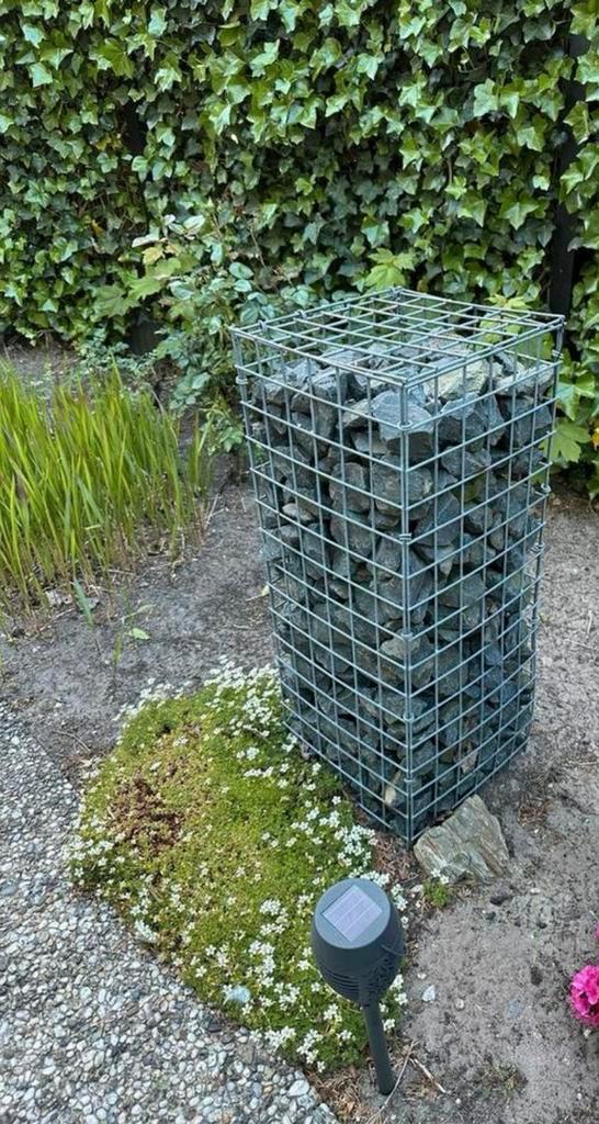 Schanskorf inclusief stenen, Tuin en Terras, Gaas en Draad, Gebruikt, Minder dan 10 meter, Ophalen