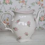 Cambridge roomwit theepotje met roosjes NIEUW, Huis en Inrichting, Keuken | Servies, Overige materialen, Overige typen, Nieuw