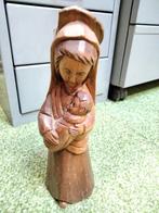 Houten beeld Maria met Jezus, Ophalen of Verzenden