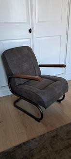 Nette, bijna nieuwe antraciet stoel ivar leen bakker te koop, Minder dan 75 cm, Ophalen of Verzenden, Zo goed als nieuw, Stof