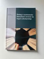 Doing a systematic literature review in legal scholarship, Ophalen of Verzenden, Zo goed als nieuw, Overige wetenschappen