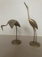 Messing Kraanvogels - Hollywood Regency Stijl, Ophalen of Verzenden