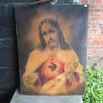 Oude prent Jezus, Antiek en Kunst, Ophalen of Verzenden