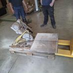 Professionele Tegelzaag met Waterkoeling – 380V – Cuvelier, Doe-het-zelf en Verbouw, Gereedschap | Zaagmachines, Ophalen, Gebruikt