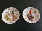 Twee Petit fours bordjes David de Kabouter, Ophalen of Verzenden, Zo goed als nieuw, Overige stijlen, Bord(en)