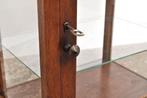 Vintage art deco vitrinekast eiken vitrine jaren 20, Ophalen of Verzenden, Gebruikt