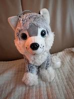 Huski Knuffel - geel mooi  28 cm, Ophalen of Verzenden, Zo goed als nieuw, Overige typen