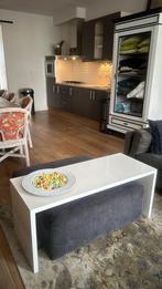 Glimmende bijzettafel voor hocker of hoekbank, Huis en Inrichting, Banken | Voetenbanken en Poefen, Ophalen of Verzenden, Zo goed als nieuw