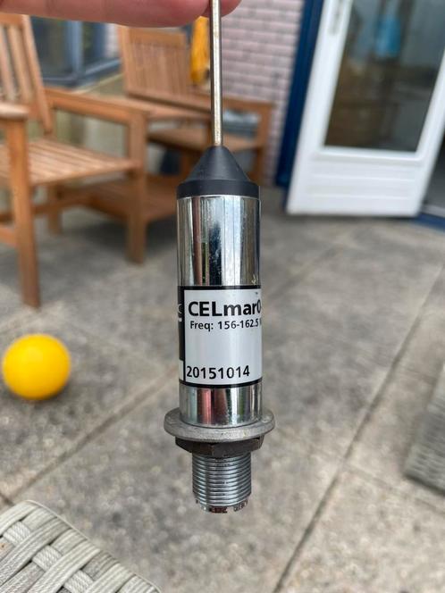 Celmar 0-1 Marifoon VHF Antenne RVS 1M, Watersport en Boten, Navigatiemiddelen en Scheepselektronica, Zo goed als nieuw, Communicatie
