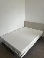 Ikea bedframe en memory foam 140x200 matras, Ophalen, Gebruikt, Tweepersoons, 140 cm