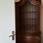 Antieke Buikkast met Glazen Bovenkast, 50 tot 100 cm, 150 tot 200 cm, 25 tot 50 cm, Met deur(en)