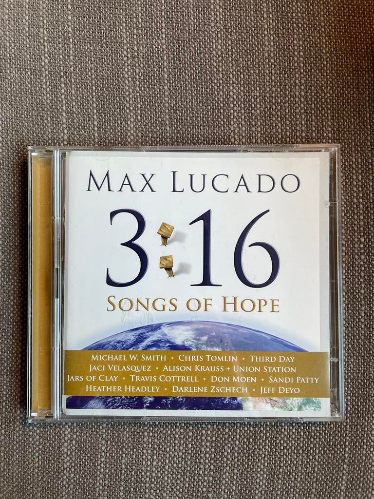 Max Lucado - 3:16 Songs of Hope cd/dvd-box, Cd's en Dvd's, Ophalen of Verzenden, Zo goed als nieuw, Gospel, Boxset