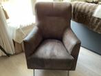 Comfortabele bruine fauteuil van Handers en Hazel., Huis en Inrichting, Ophalen, Gebruikt, Minder dan 75 cm, Stof