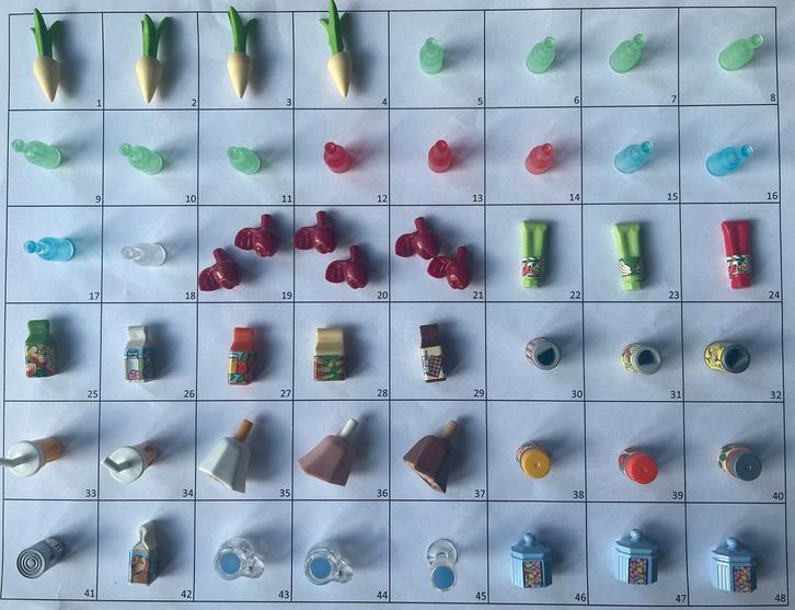 Losse onderdelen eten glas sap pakje blikje fles, Kinderen en Baby's, Speelgoed | Playmobil, Los playmobil, Ophalen of Verzenden