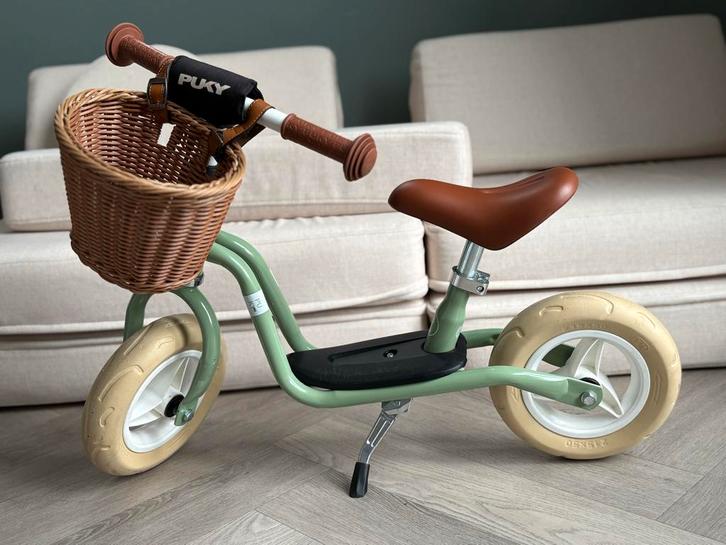 Puky Loopfiets Retro groen, Kinderen en Baby's, Speelgoed | Buiten | Voertuigen en Loopfietsen, Zo goed als nieuw, Loopfiets, Ophalen of Verzenden