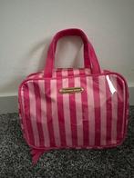 Victoria's Secret Toilettas Roze Gestreepte, Ophalen of Verzenden, Zo goed als nieuw, Roze, Softcase