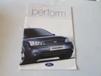 FORD MONDEO - PERFORM BROCHURE, Gelezen, Ford, Ophalen of Verzenden, Ford