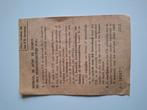 wenken persoonsbewijs document wo2, Ophalen of Verzenden, Landmacht, Duitsland