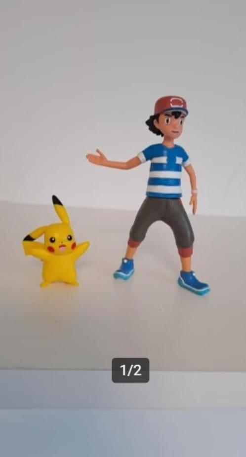 Ash en pikachu Pokémon poppetjes, Verzamelen, Poppetjes en Figuurtjes, Zo goed als nieuw, Ophalen of Verzenden