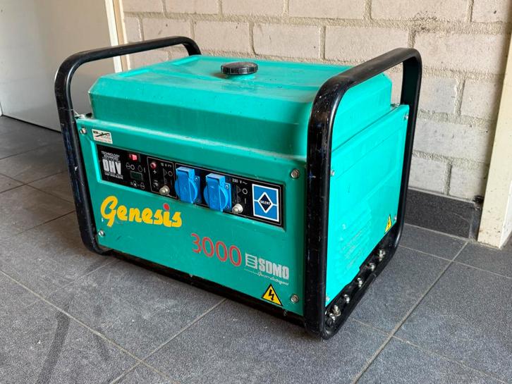 Genesis 3000 Aggregaat - Betrouwbare Stroomvoorziening, Doe-het-zelf en Verbouw, Aggregaten, Gebruikt, Benzine, Minder dan 5 kVA