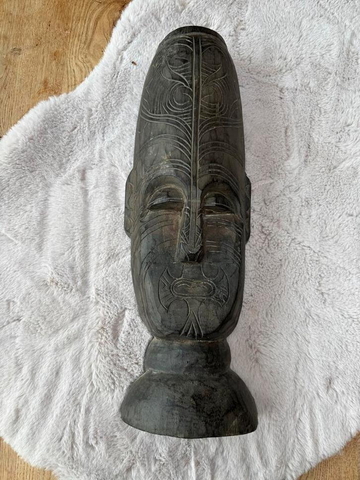 Afrikaans Houten Masker - Handgemaakt Decoratie, Antiek en Kunst, Kunst | Niet-Westerse kunst, Ophalen of Verzenden