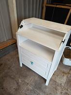 Witte commode met lades, Kinderen en Baby's, Kinderkamer | Commodes en Kasten, Ophalen, Gebruikt, 50 tot 70 cm, 75 tot 100 cm