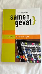 Samengevat Nederlands 3F/4F havo / vwo, J. van Nassau, HAVO, Ophalen of Verzenden, Zo goed als nieuw