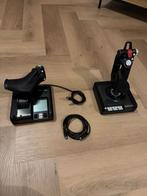 Logitech X52 Pro Flight Joystick, Ophalen of Verzenden, Zo goed als nieuw, Logitech/Saitek